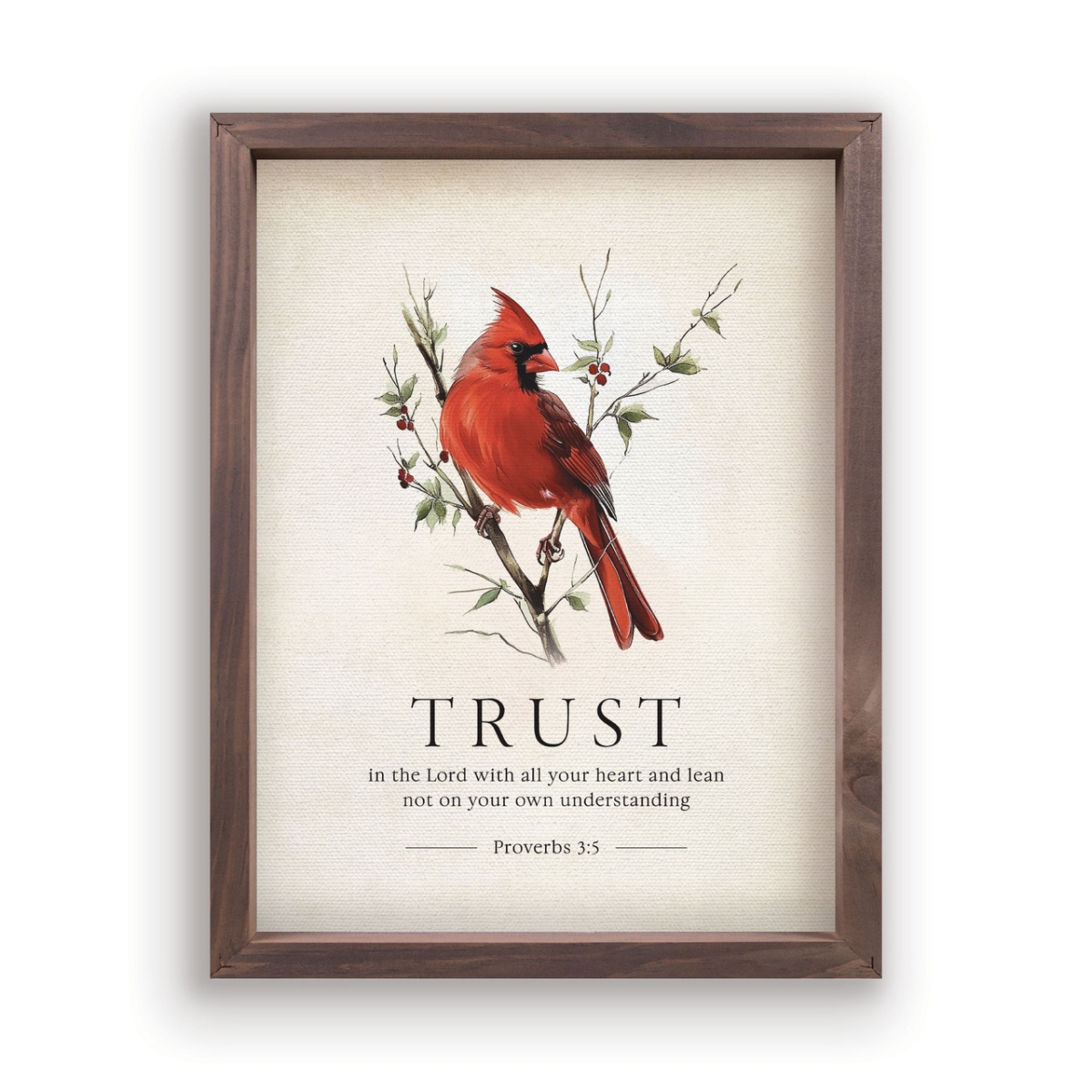 VFR0758 12.75 x 16.75 in. Trust in the Framed Art