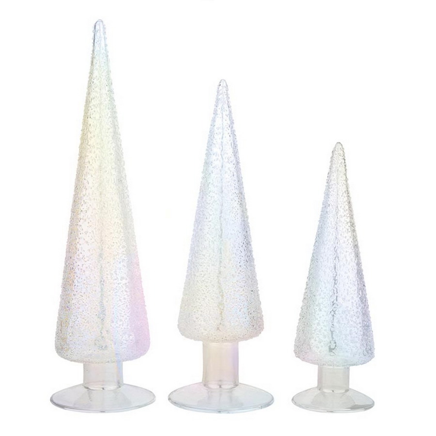 Picture of Christian Brands R0142 Pure Design Luster Glass - Tree, Set of 3