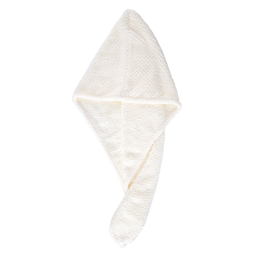 R0798 Plush Hair Wrap - Ivory