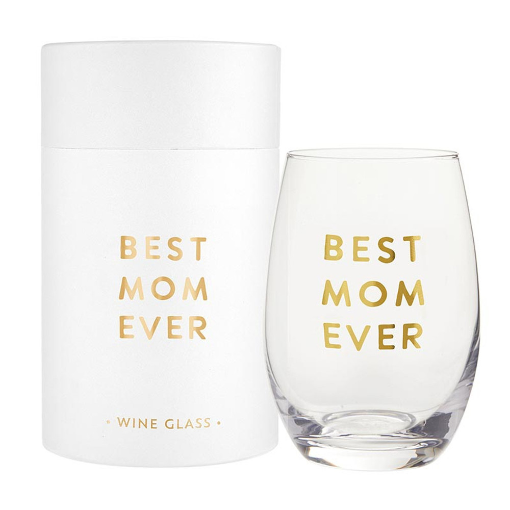 Picture of Christian Brands R1837 Stemless Wine Glass - Best Mom Ever