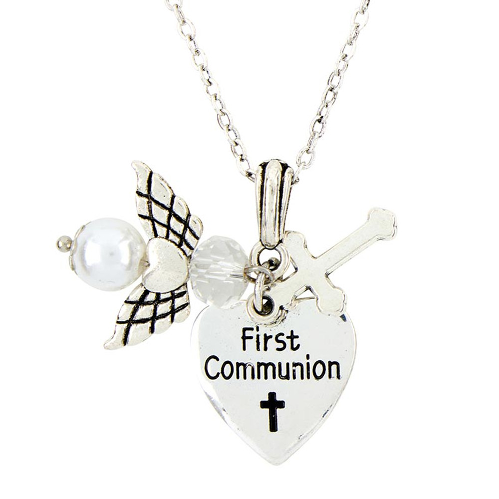 BK-18273 Girls First Communion Necklace