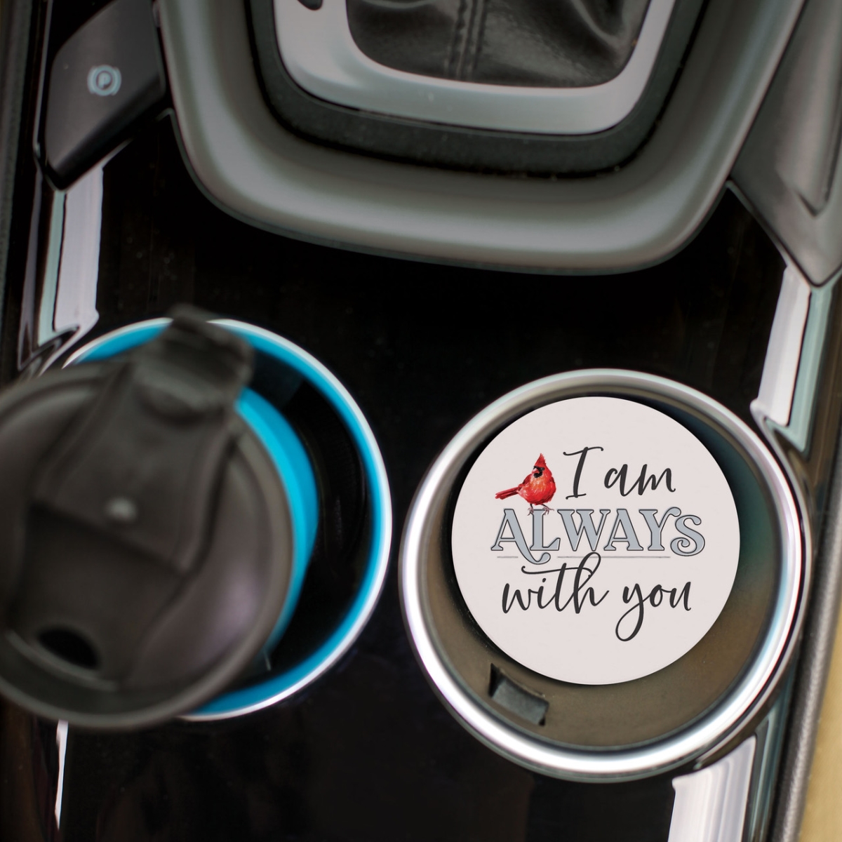 Picture of Christian Brands CSTS0886 2.75 in. I Am Always with You Ceramic Car Coaster