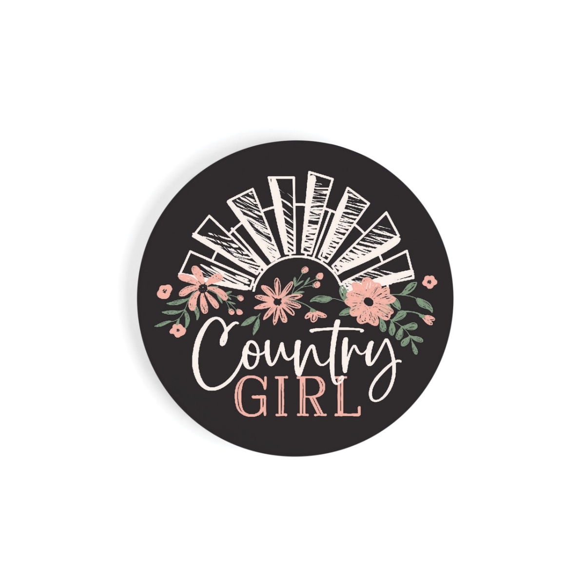 Picture of Christian Brands CST0603 2.75 in. Country Ceramic Car Coaster