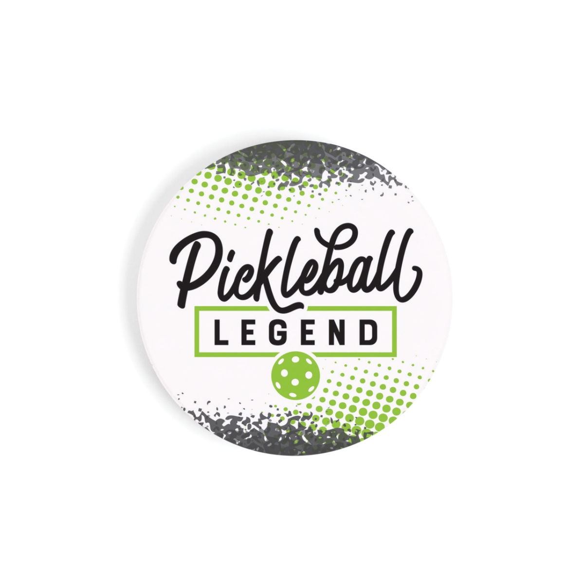 Picture of Christian Brands CST0770 2.75 in. Pickleball Legend Ceramic Car Coaster
