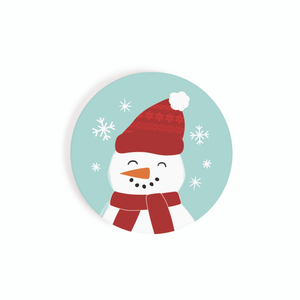 Picture of Christian Brands CSTS1066 2.75 in. Snowman Car Coaster