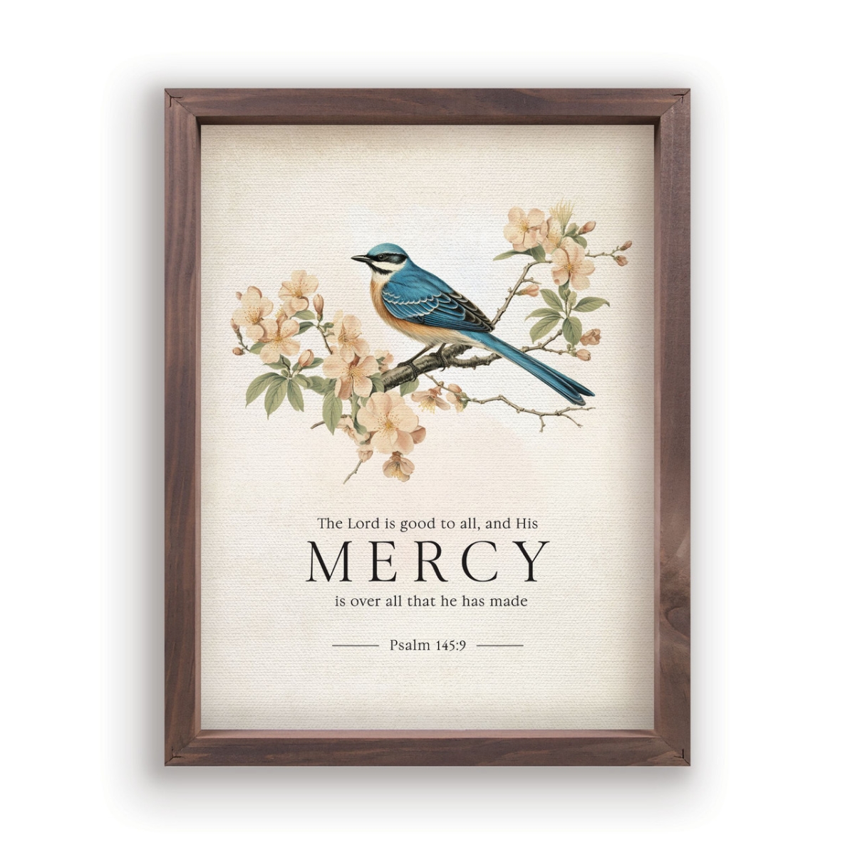VFR0762 12.75 x 16.75 in. The Lord is Framed Art