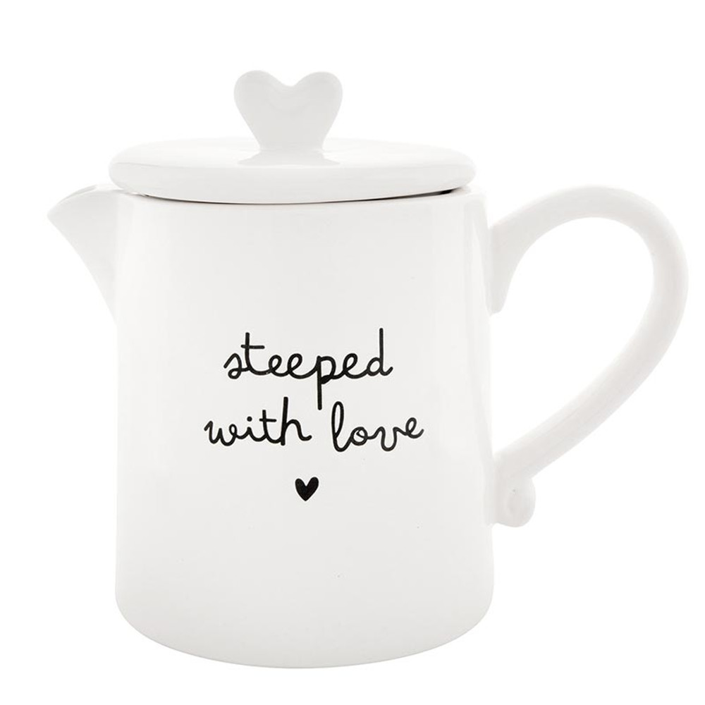 Picture of Christian Brands R0204 Ceramic Tea Pot - Steeped with Love