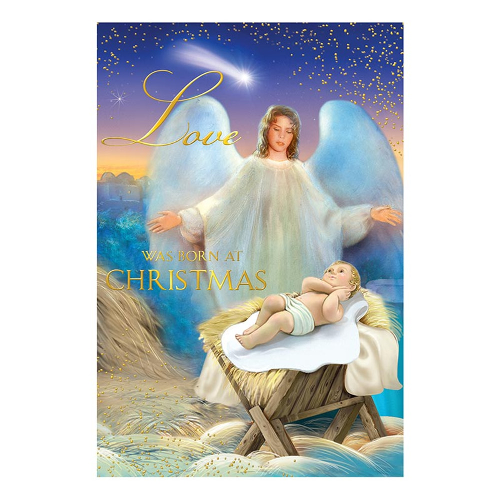 Picture of Christian Brands R2012 Love was Born At Christmas Card