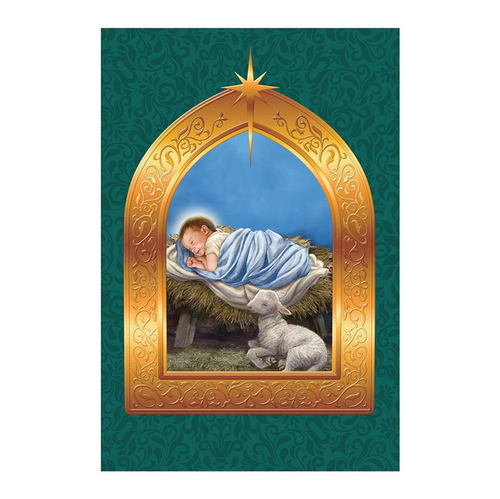 Picture of Christian Brands R2015 Christ in a Manger Christmas Card
