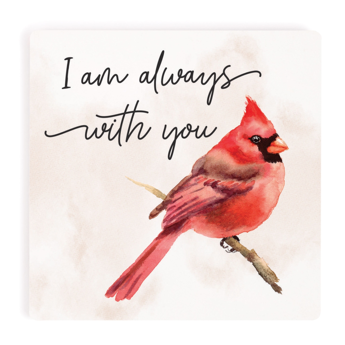 COA1886 4 x 4 in. I Am Always with You Coaster