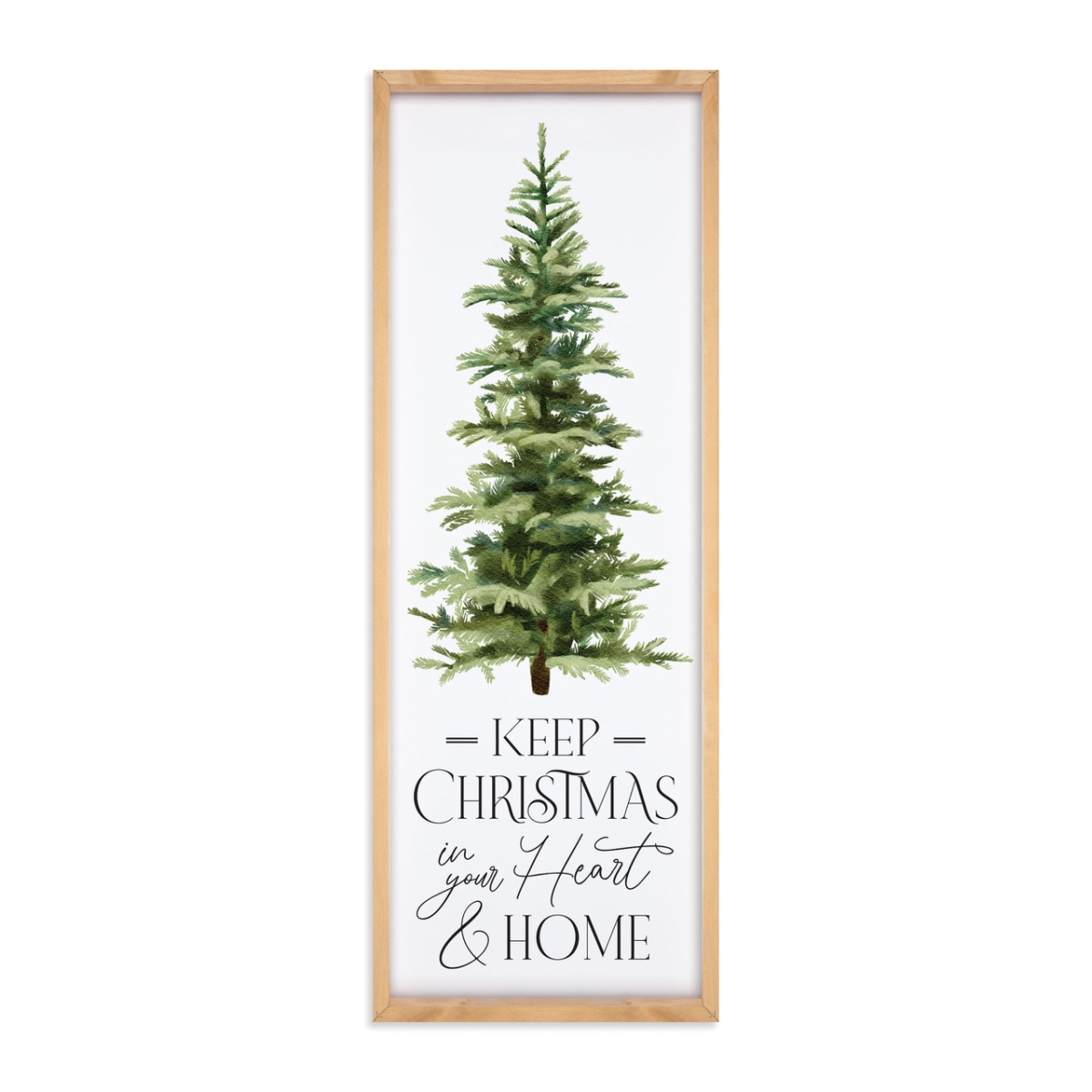 VFR0477 13 x 35.25 in. Keep Christmas Framed Art