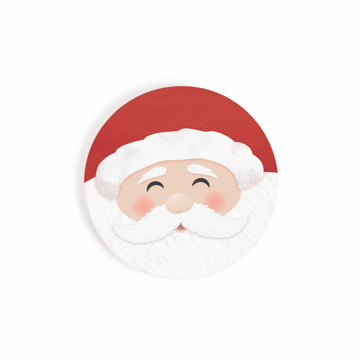 CST0800 2.75 in. Santa Ceramic Car Coaster