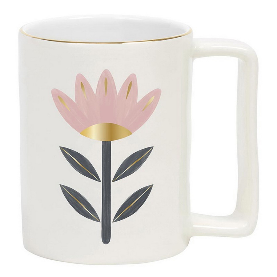 Picture of Christian Brands R0188 Tablesugar Ceramic Organic Mug - Flower