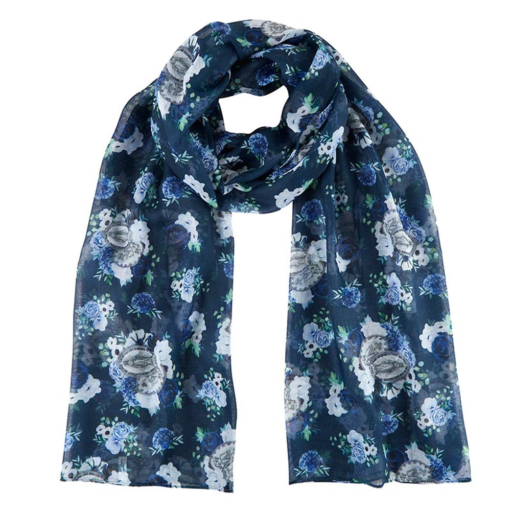 L5290 Floral Miraculous Scarf