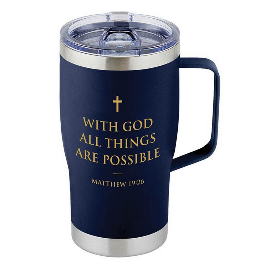 Picture of Christian Brands R1903 Heartfelt Tumbler - All Things Are Possible
