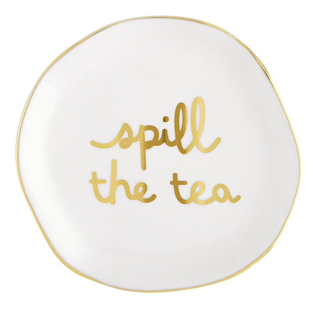 Picture of Christian Brands R0222 Ceramic Tea Bag Rest Holders - Spill the Tea