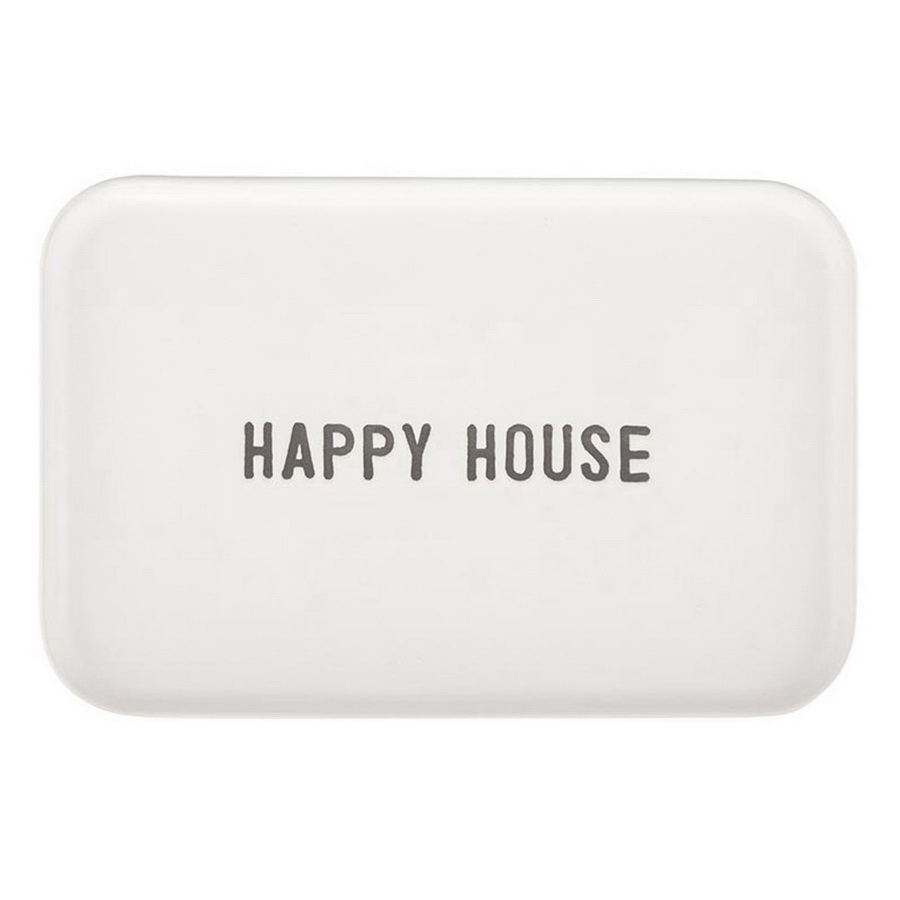 R0337 12 x 8 in. Face to Face Ceramic Serving Platter - Happy House