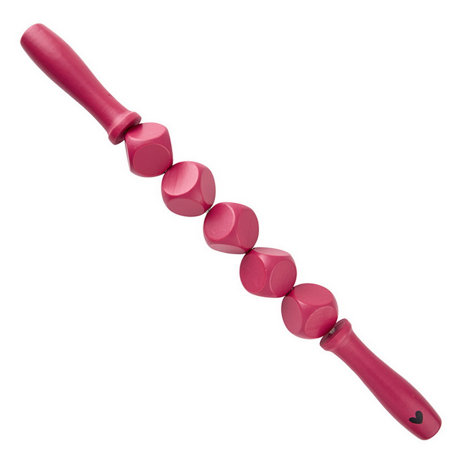 Picture of Christian Brands R0770 Bella Wood Massage Roller - Hot Pink