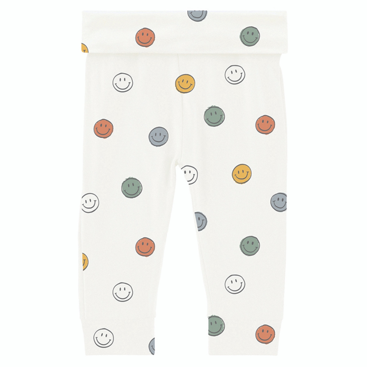 R1451-6 Grow with Me Pants for Babies, Smile - 0-6 Months