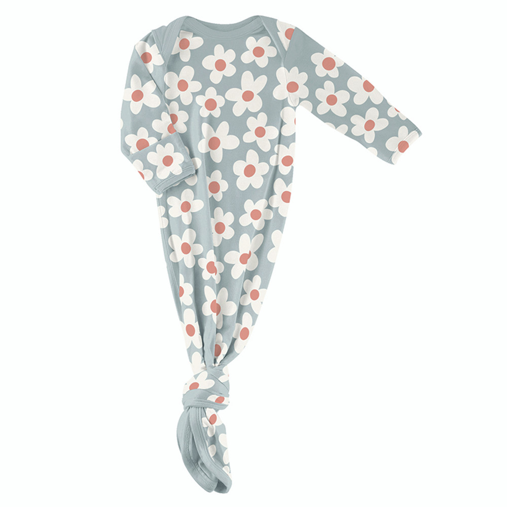 R1459 Knotted Gown - Daisy - 0-3 Months Babies
