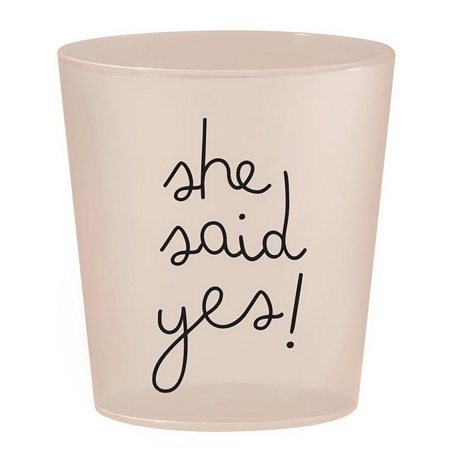 R0902 2 oz Wedding Frost Shot Cups - She Said Yes