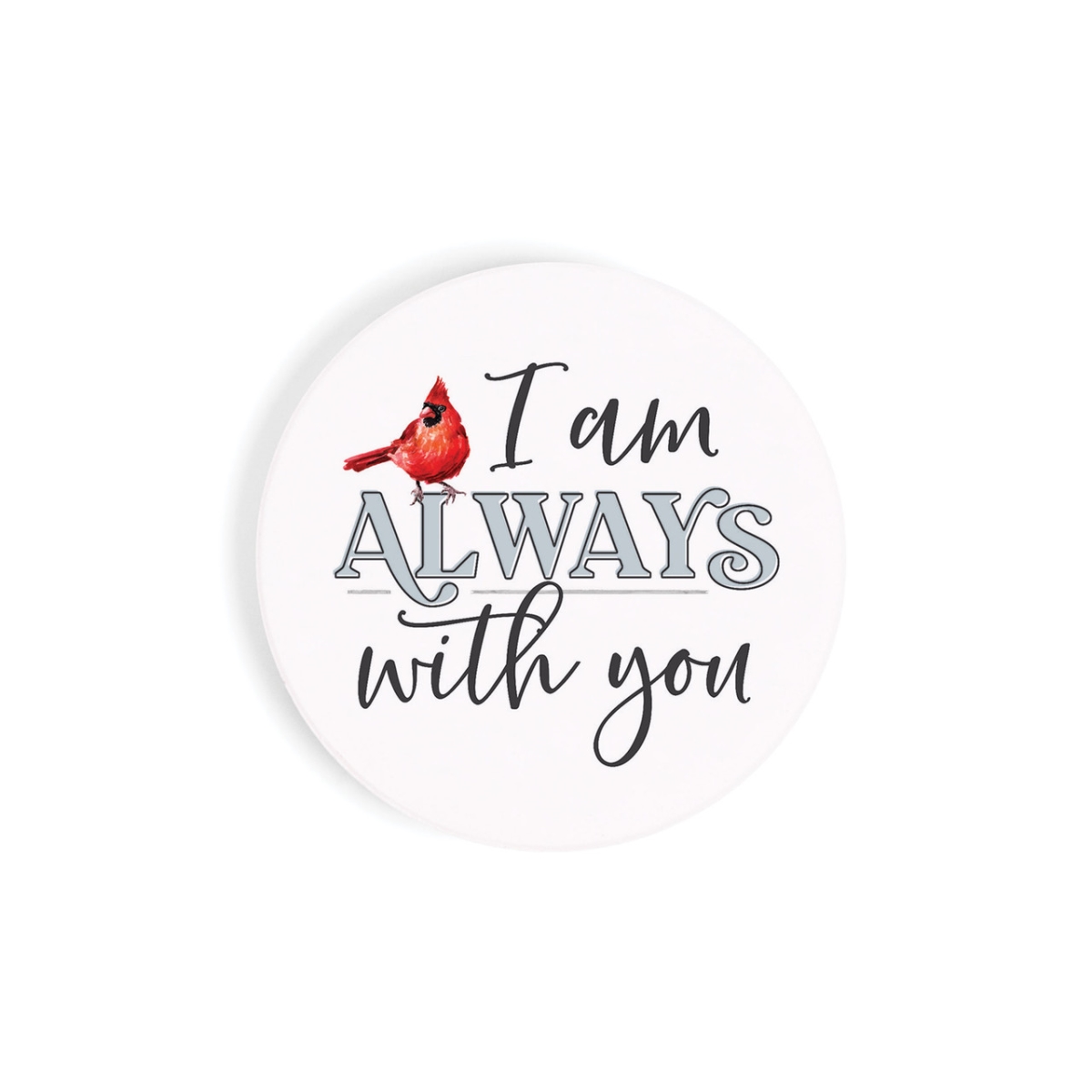 Picture of Christian Brands CST0595 2.75 in. I Am Ceramic Car Coaster