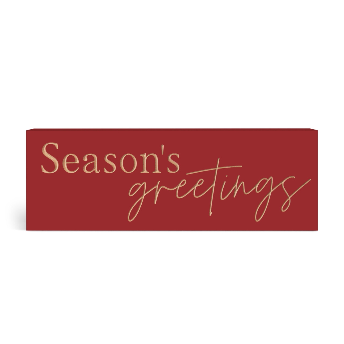 Picture of Christian Brands BHB0731 15.75 x 5.5 in. Seasons Greetings Word Block