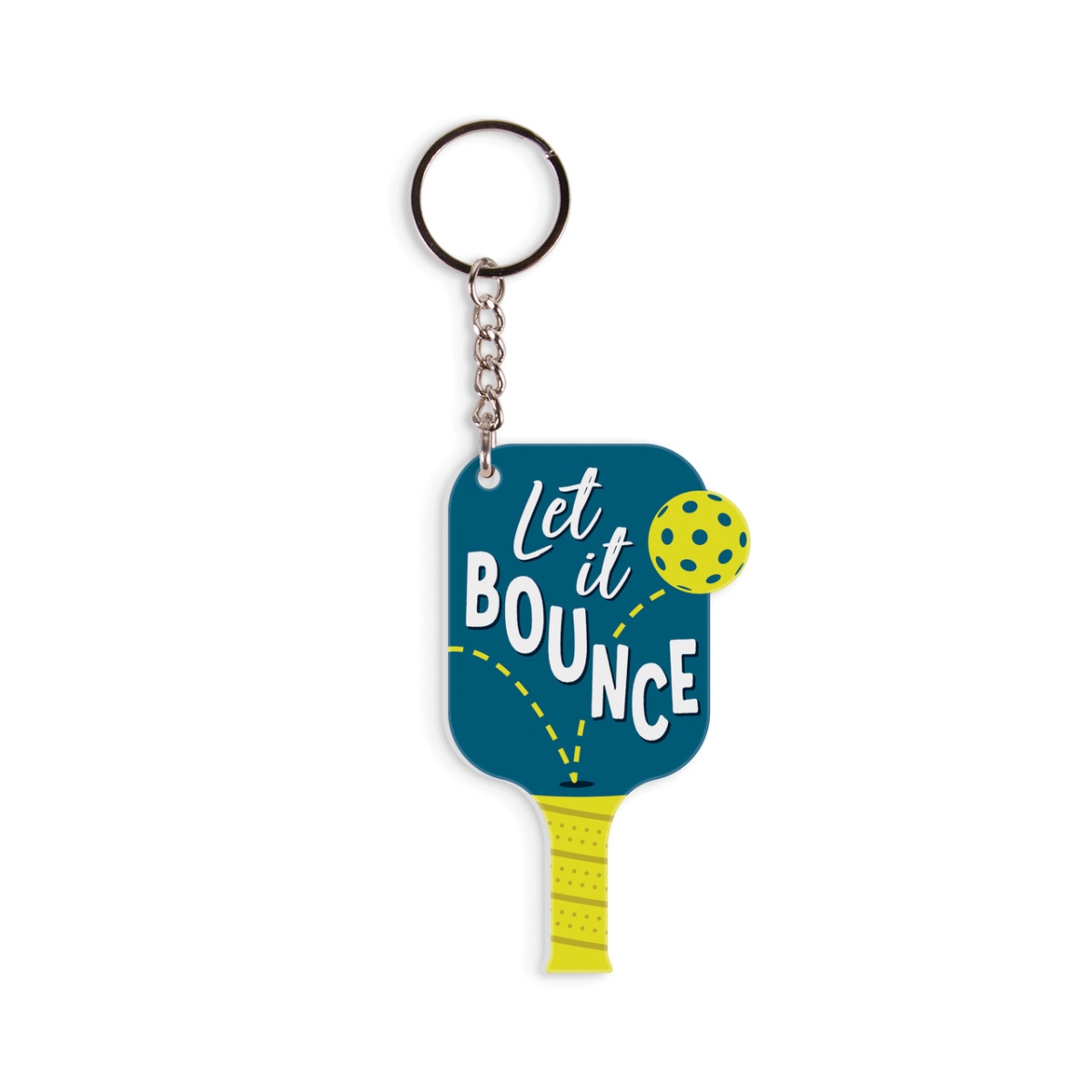 AKC0129 2 x 3.5 in. Let It Bounce Keychain