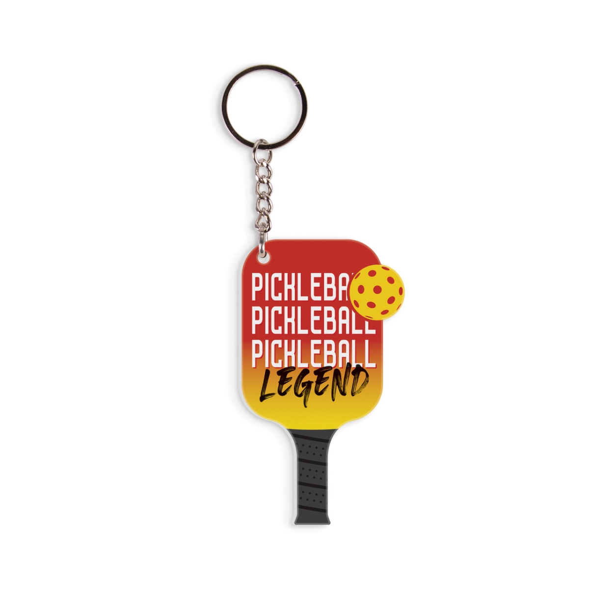 AKC0132 2 x 3.5 in. Pickleball Legend Keychain