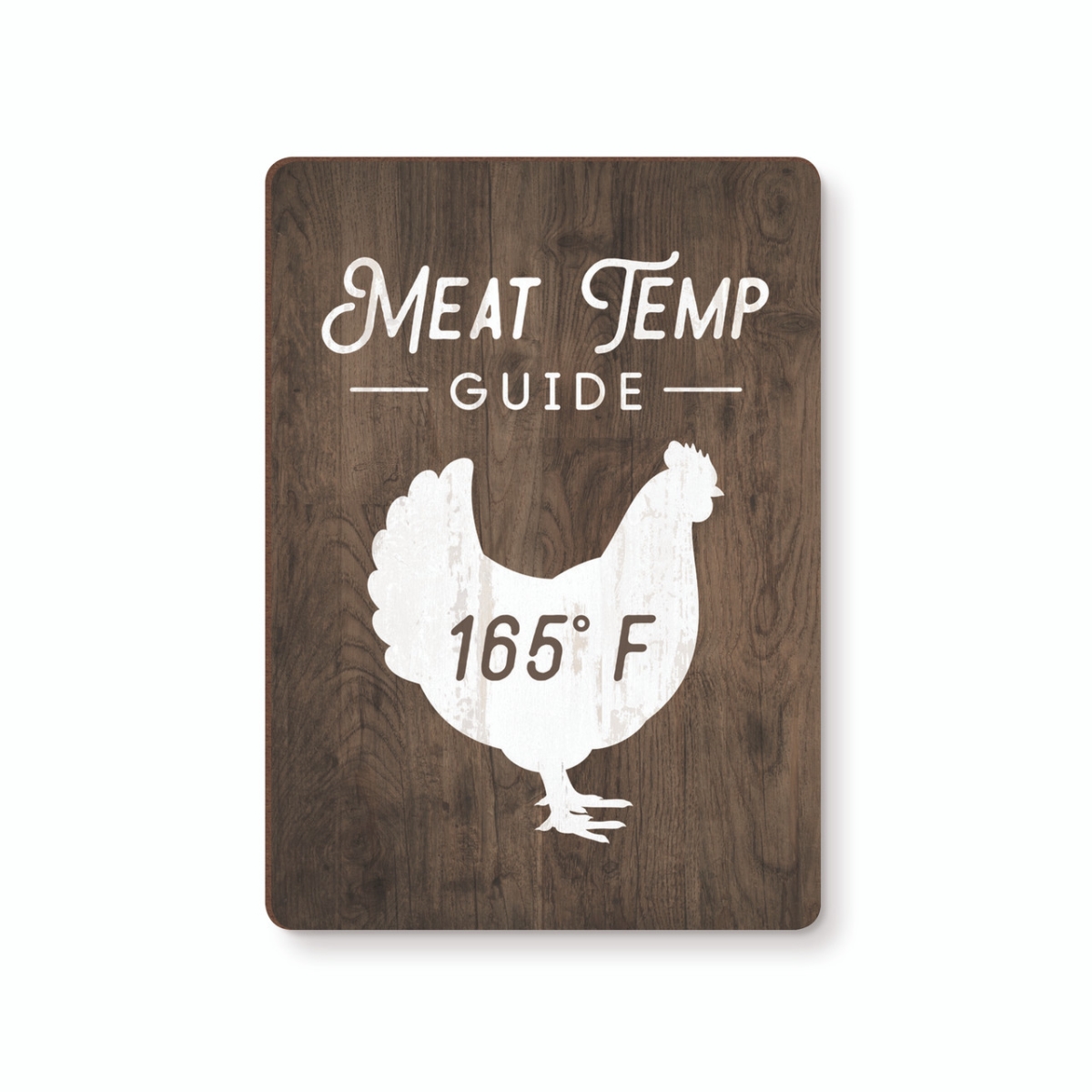 MGT0705 2.5 x 3.5 in. Meat Temp Chicken Wood Magnet
