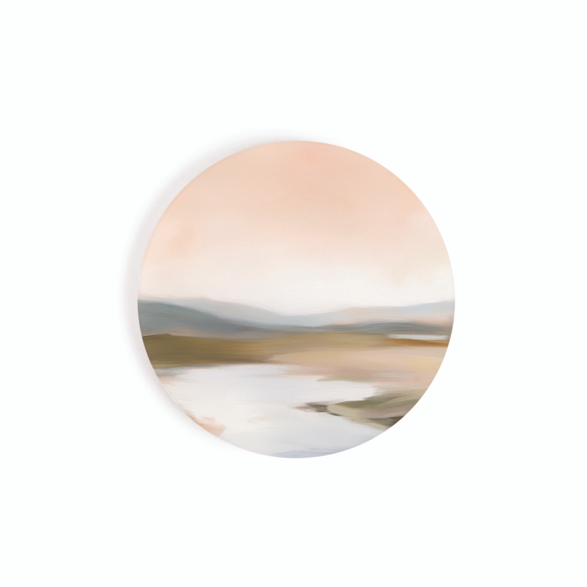 CST0785 2.75 in. Landscape Ceramic Car Coaster