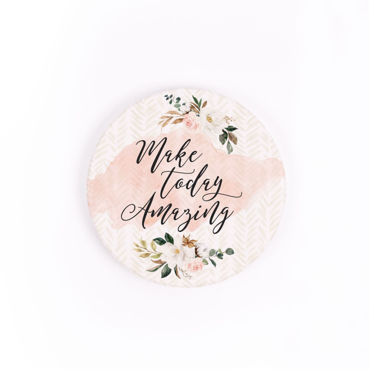 Picture of Christian Brands CST0457 2.75 in. Make Today Ceramic Car Coaster