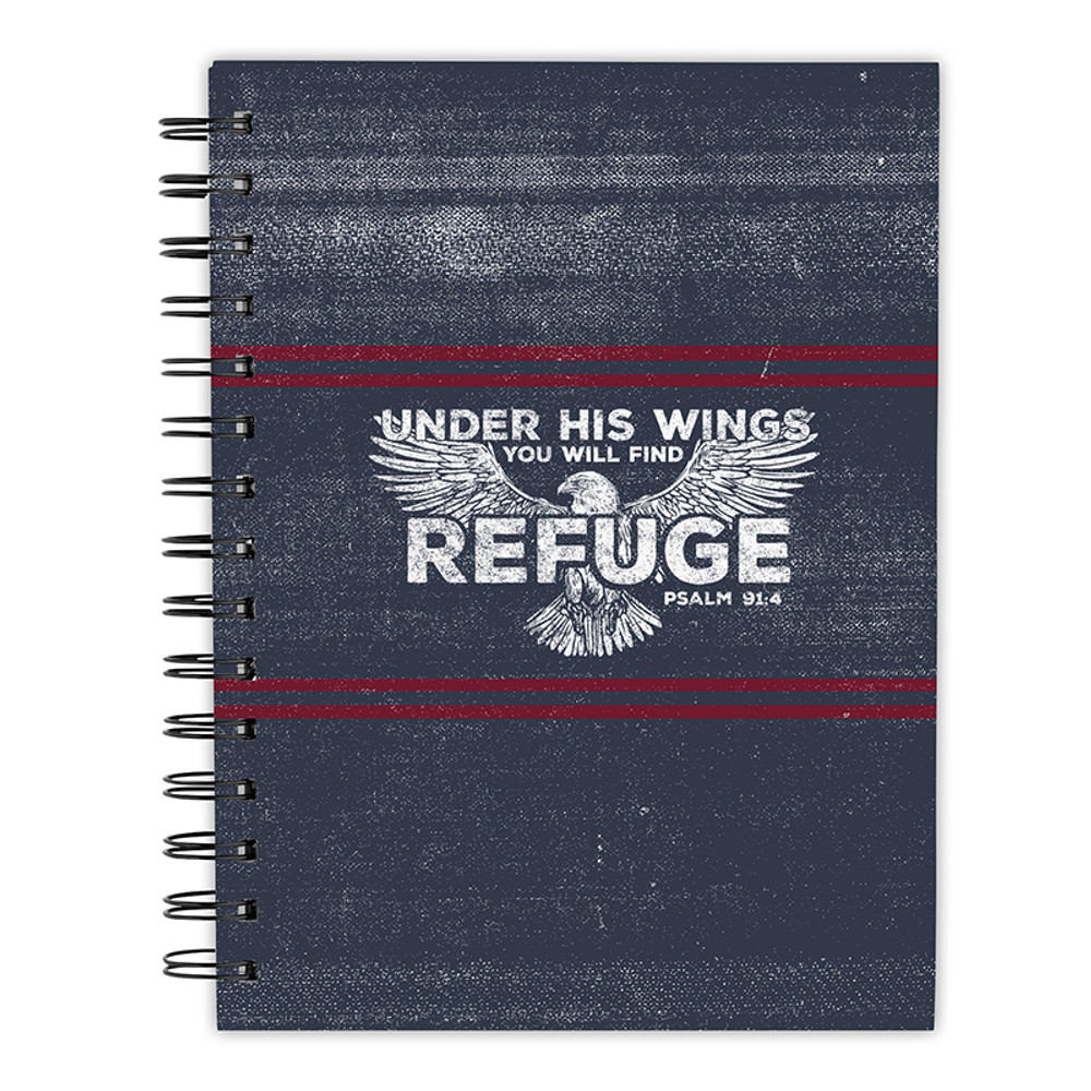 R0547 Under His Wings Spiral Notebook, Pack of 6