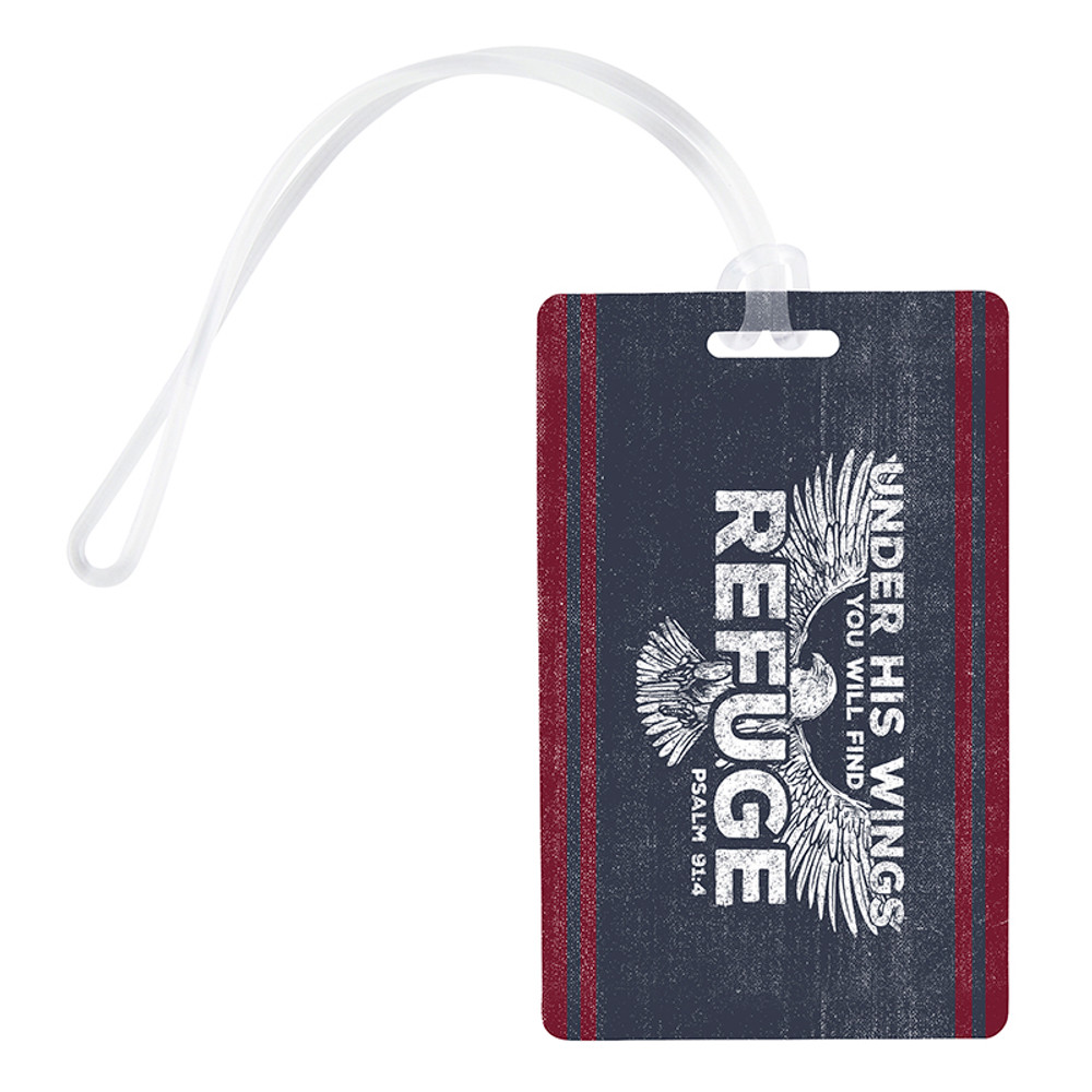 R0544 Under His Wings Travel Tag, Pack of 24