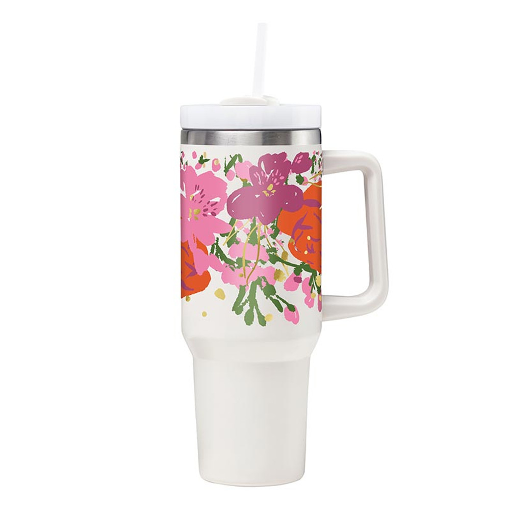 Picture of Christian Brands R0097 Travel Tumbler - Moroccan Flowers
