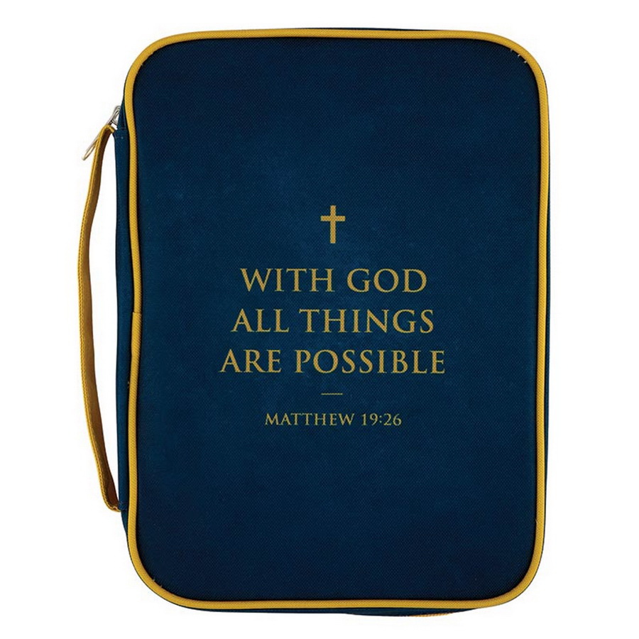 R1898 Heartfelt Bible Cover - All Things Are Possible