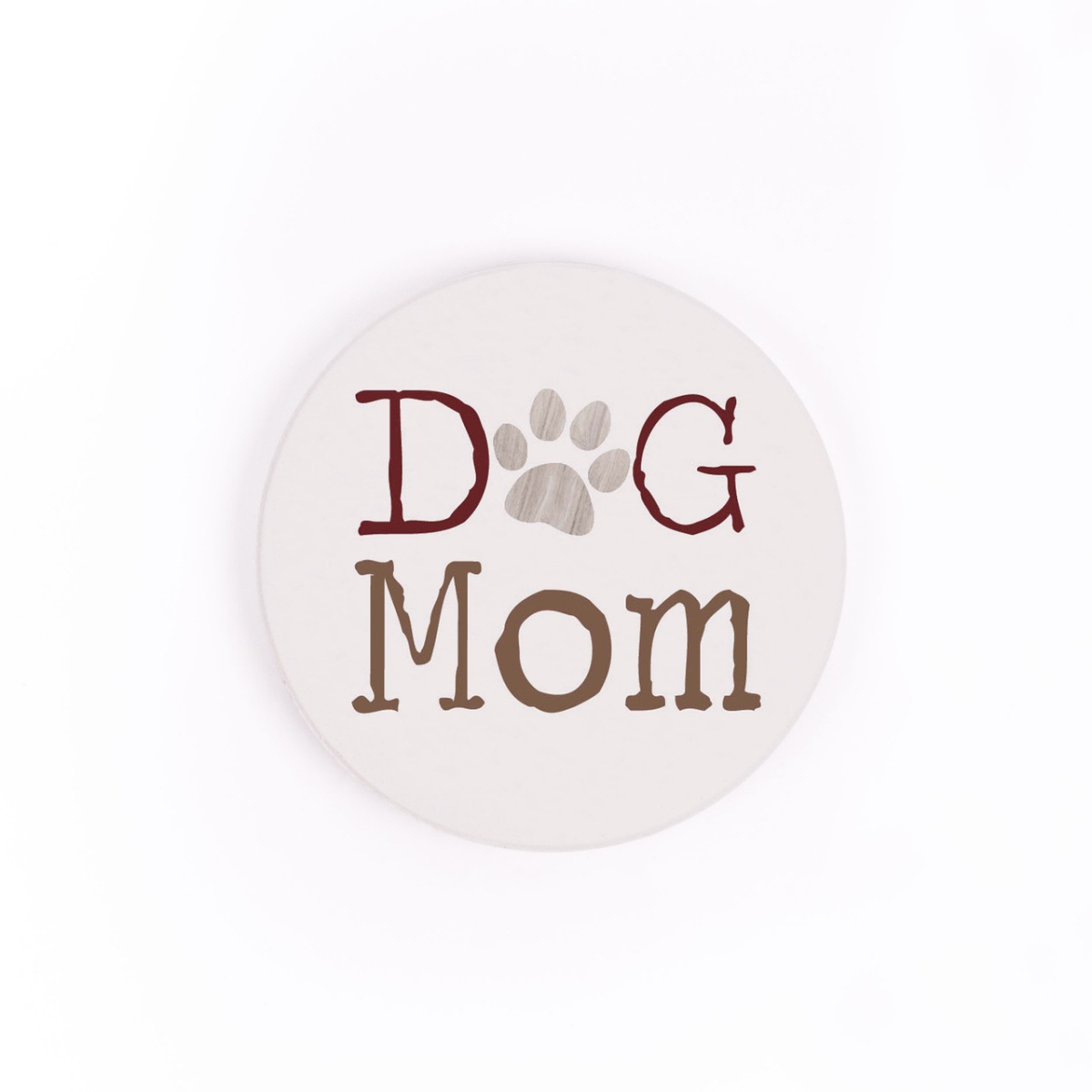 Picture of Christian Brands CSTS0576 2.75 in. Dog Mom Ceramic Car Coaster