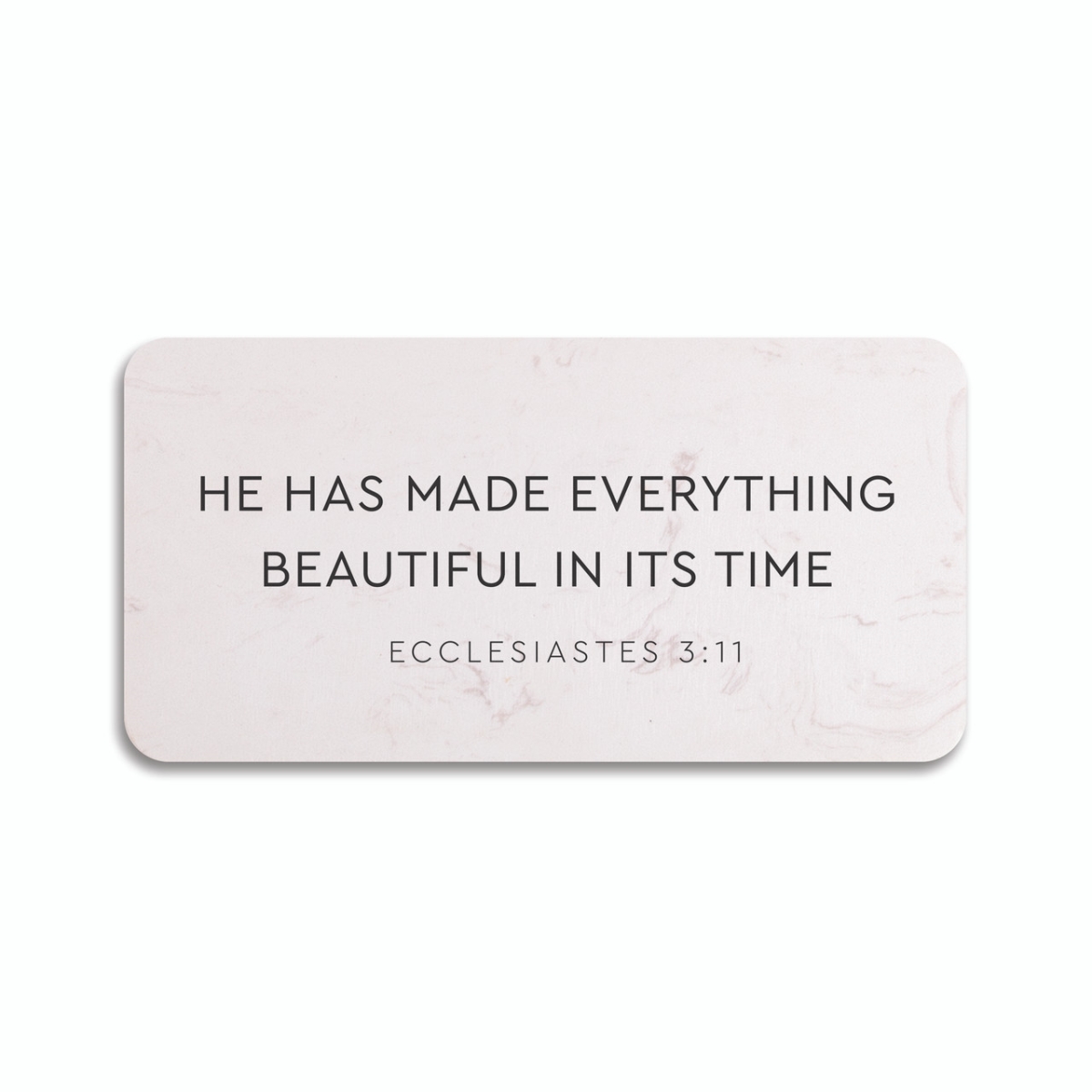 YSTN0017 8 x 4 in. He Has Made Garden Stone