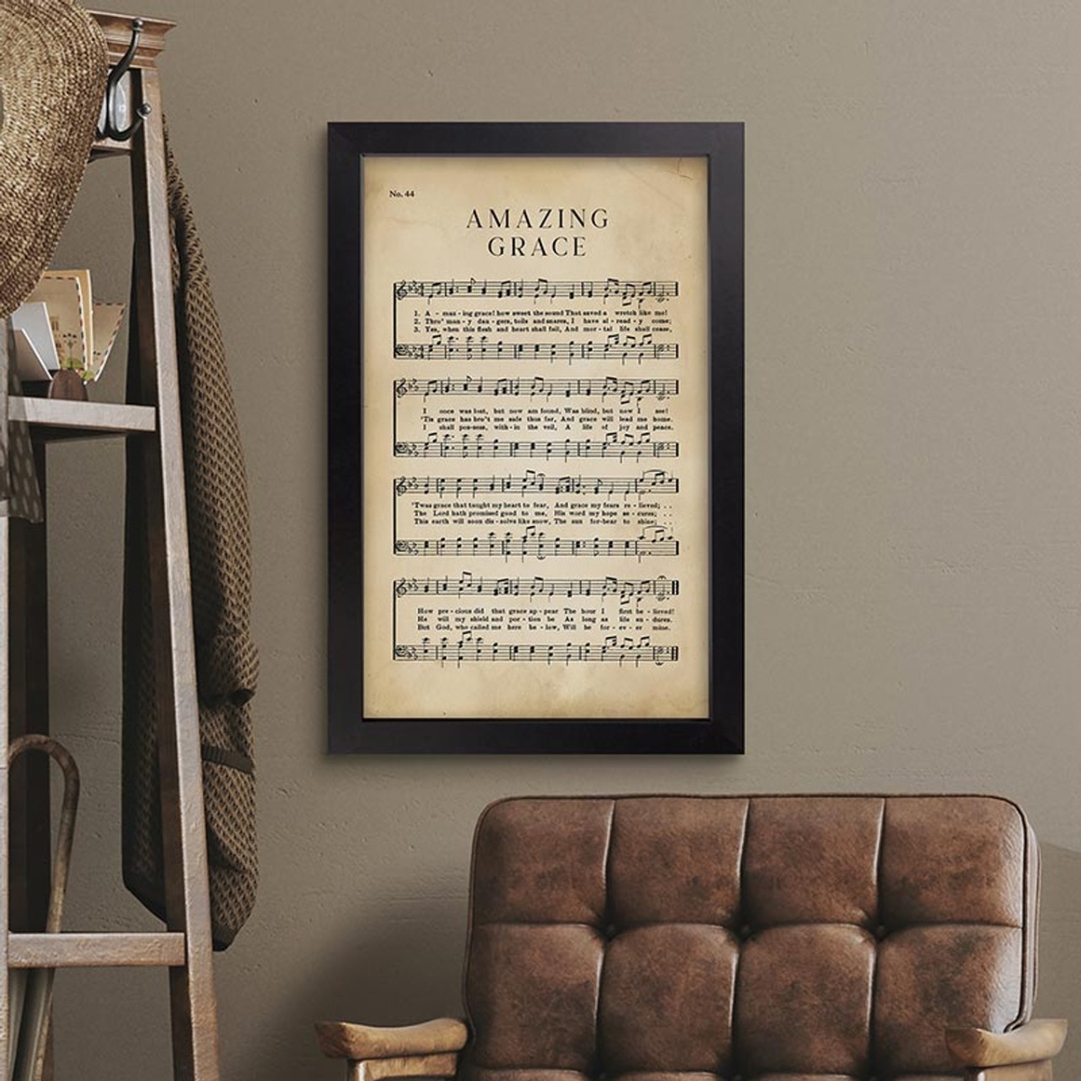 BFW0003 0.75 x 16.45 x 24.95 in. Amazing Grace MDF Framed Art