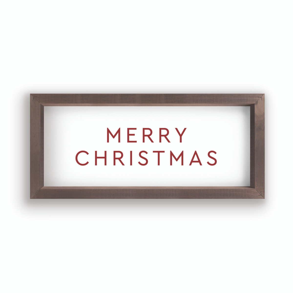 VFR0618 18.25 x 8.25 in. Merry Christmas Framed Art