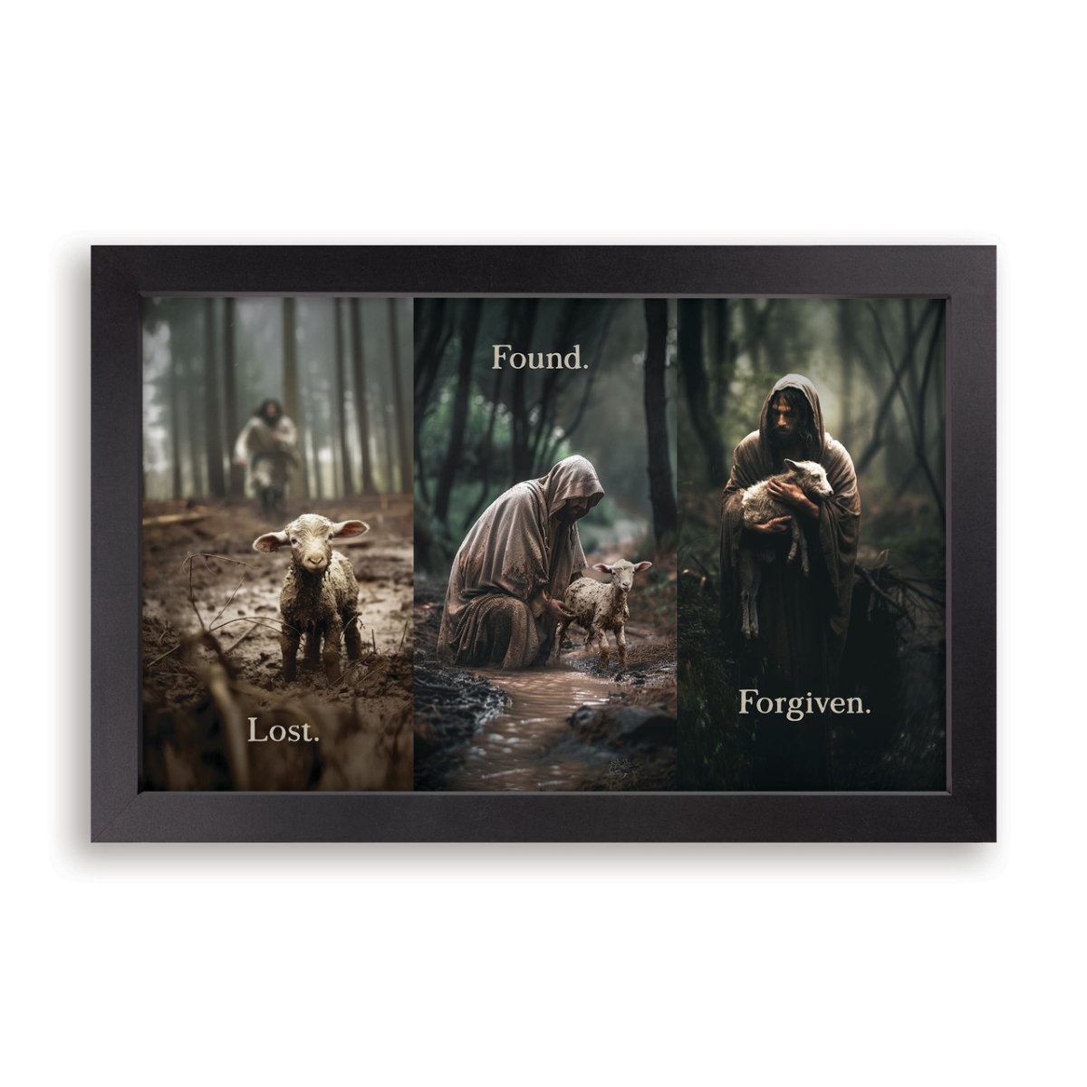 BFW0056 25 x 16.5 in. Lost Found Framed Art