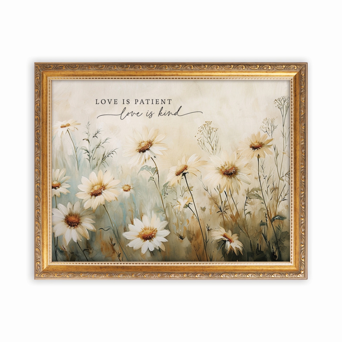 GFW0006 17.75 x 13.75 in. Love is Framed Art