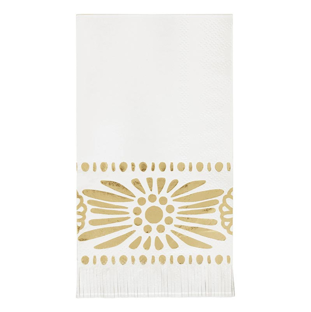 R0061 Paper Guest Napkins - Moroccan Border
