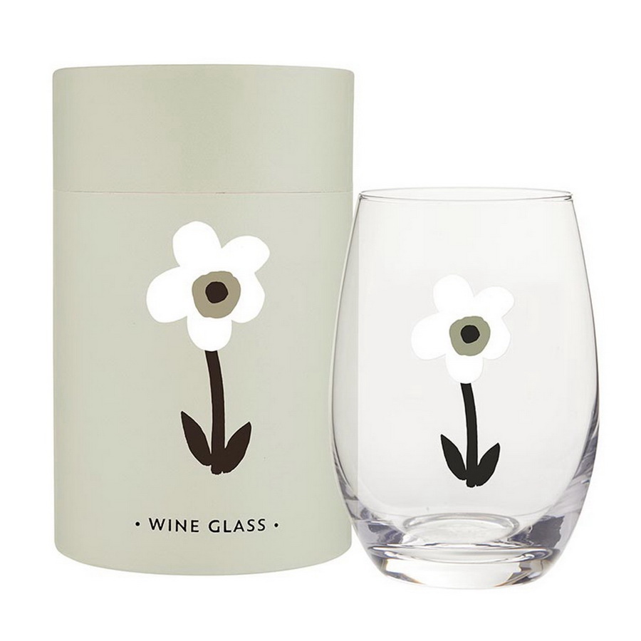 Picture of Christian Brands R0030 Table Sugar Stemless Wine Glass - Flower