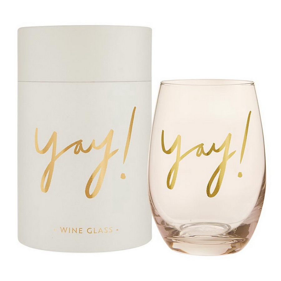 Picture of Christian Brands R1385 Sips Stemless Wine Glass - Yay
