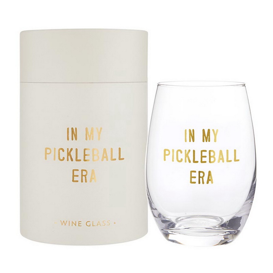 Picture of Christian Brands R1387 Sips Stemless Wine Glass - Pickleball Era