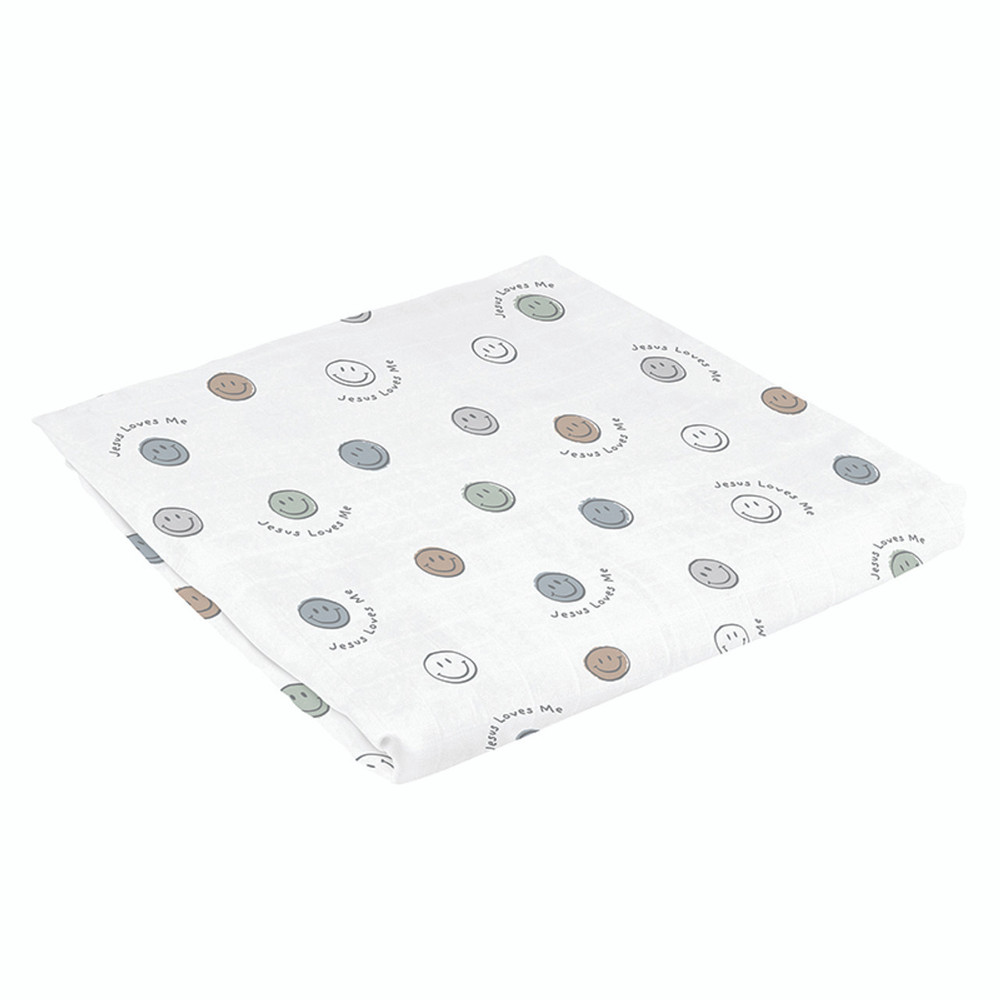 R1470 Stephan Baby Swaddle Blanket - Jesus Loves Me