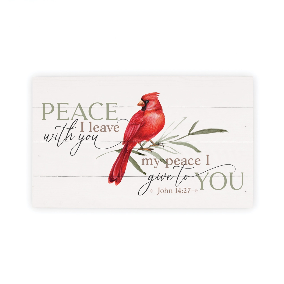 PNL0968 24 x 14 in. Peace I Leave with You Pallet Sign