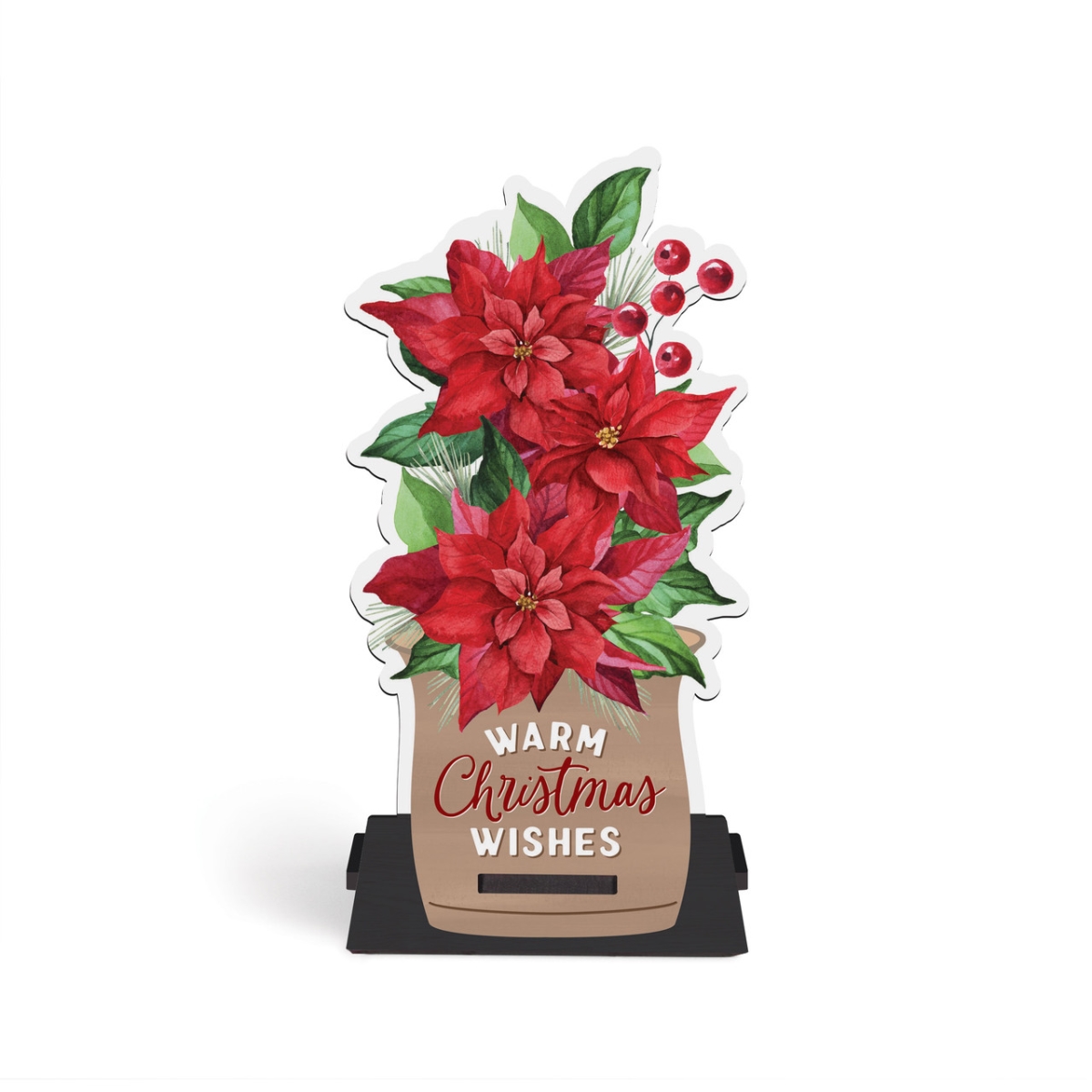 SST0065 3 x 6 in. Warm Christmas Snap Sign