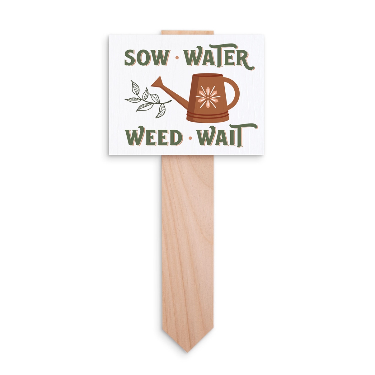 YGRD0105 4.5 x 9.75 in. Sow Water Garden Sign